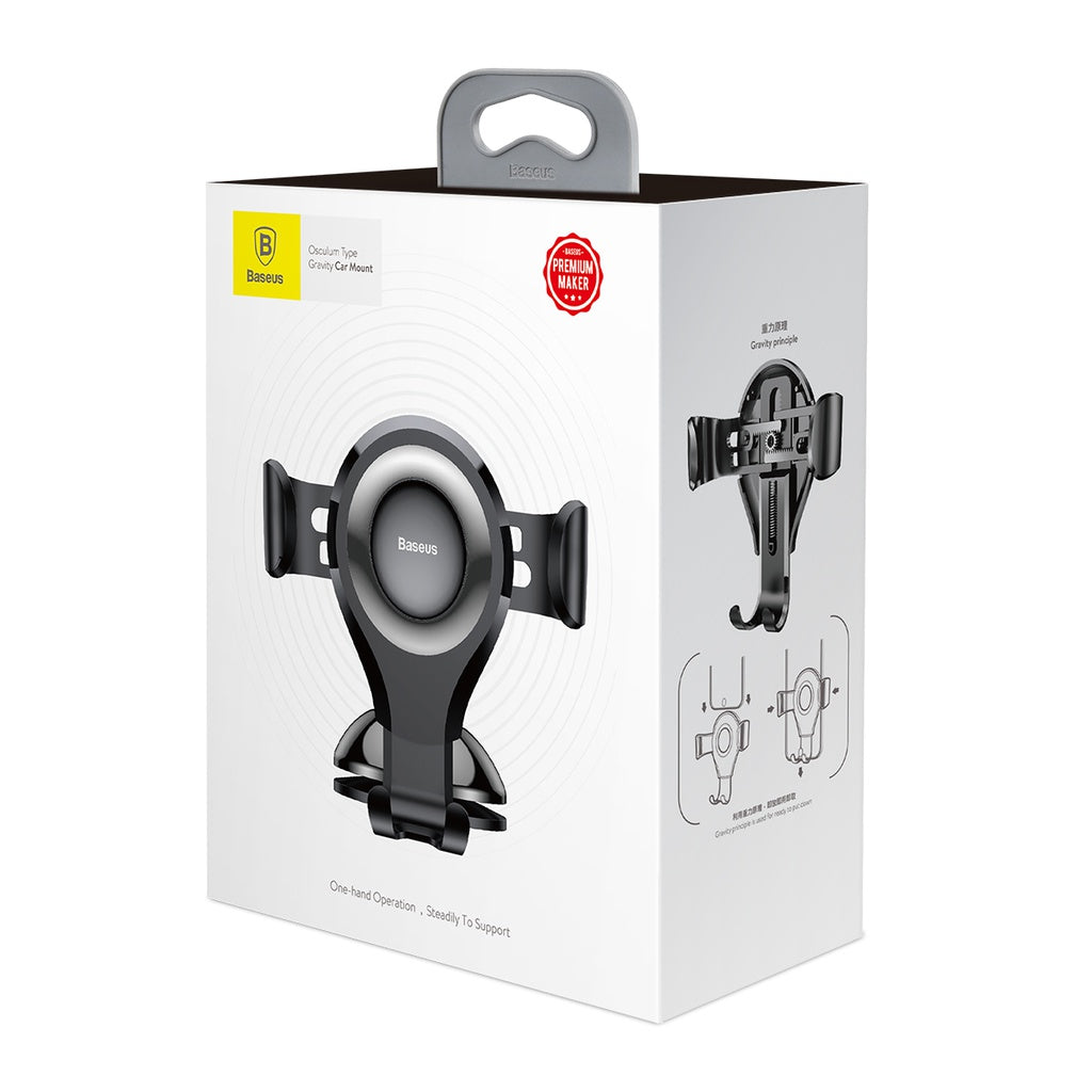 Baseus Osculum Gravity Car Mount - Black