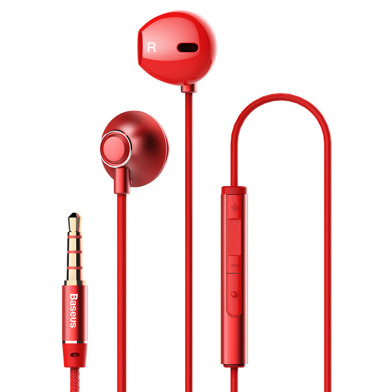 Baseus Enock H06 In-Ear Wired Earphone - Red