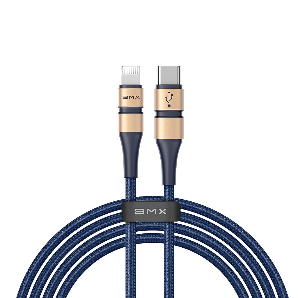 Bmx Double MFi Cable Type-C To iPhone PD 1.8M - Gold
