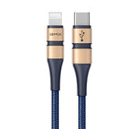 Bmx Double MFi Cable Type-C To iPhone PD 1.8M - Gold