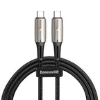 Baseus Water Drop Lamp Cable Type-C 3A 60W 1M - Black