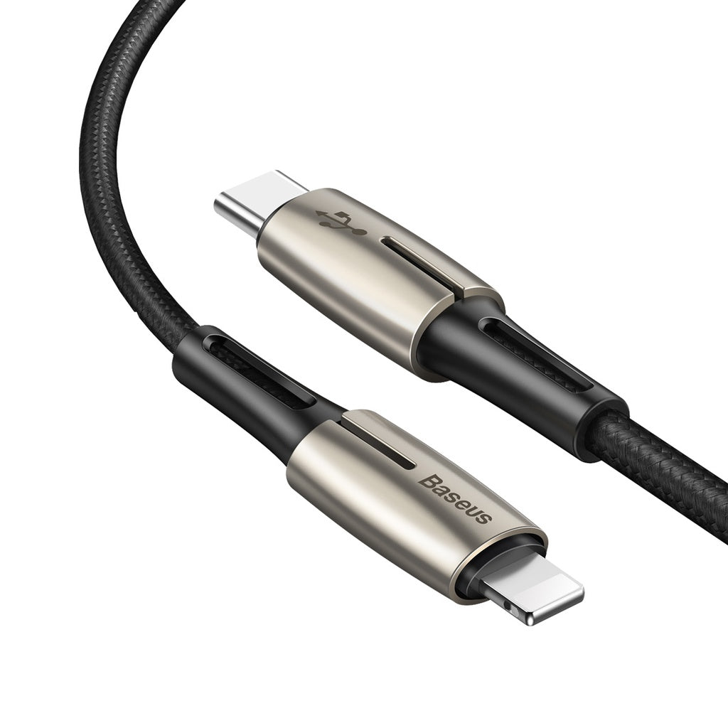 Baseus Waterdrop Cable Type-C to iP PD 18W 1.3m - Black