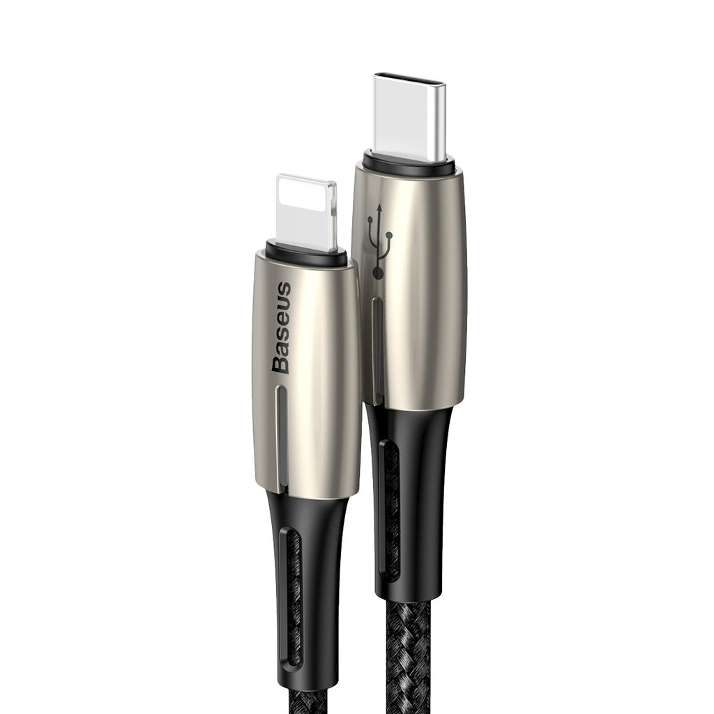 Baseus Waterdrop Cable Type-C to iP PD 18W 1.3m - Black