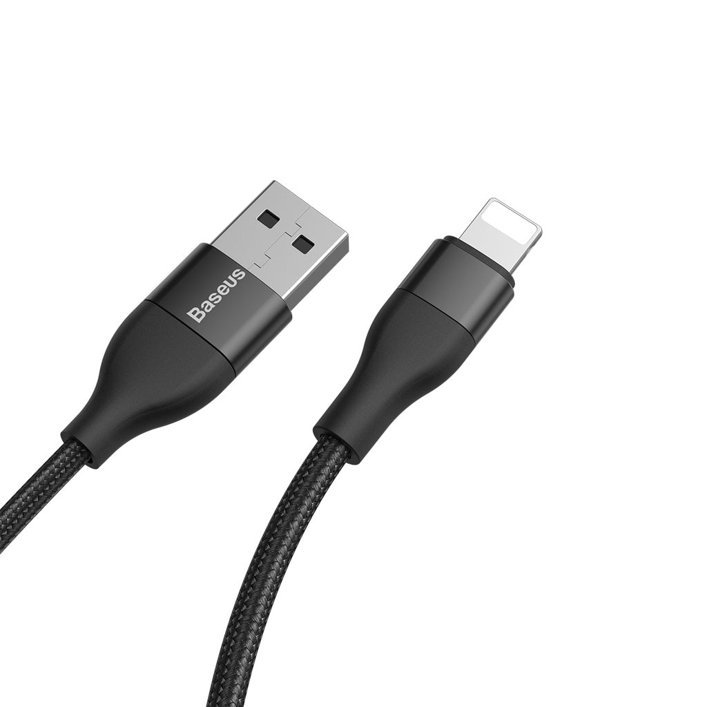 Baseus 2-In-1 Cable USB-A+Type-C To Ip 18W Max 1M