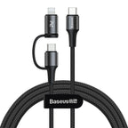 Baseus Twins 2 In 1 Cable Type-C 60W PD Ip 2A 1M