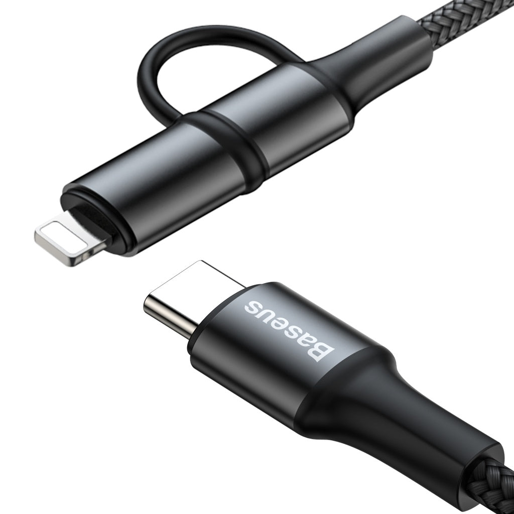 Baseus Twins 2 In 1 Cable Type-C 60W PD Ip 2A 1M