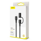 Baseus Twins 2 In 1 Cable Type-C 60W PD Ip 2A 1M