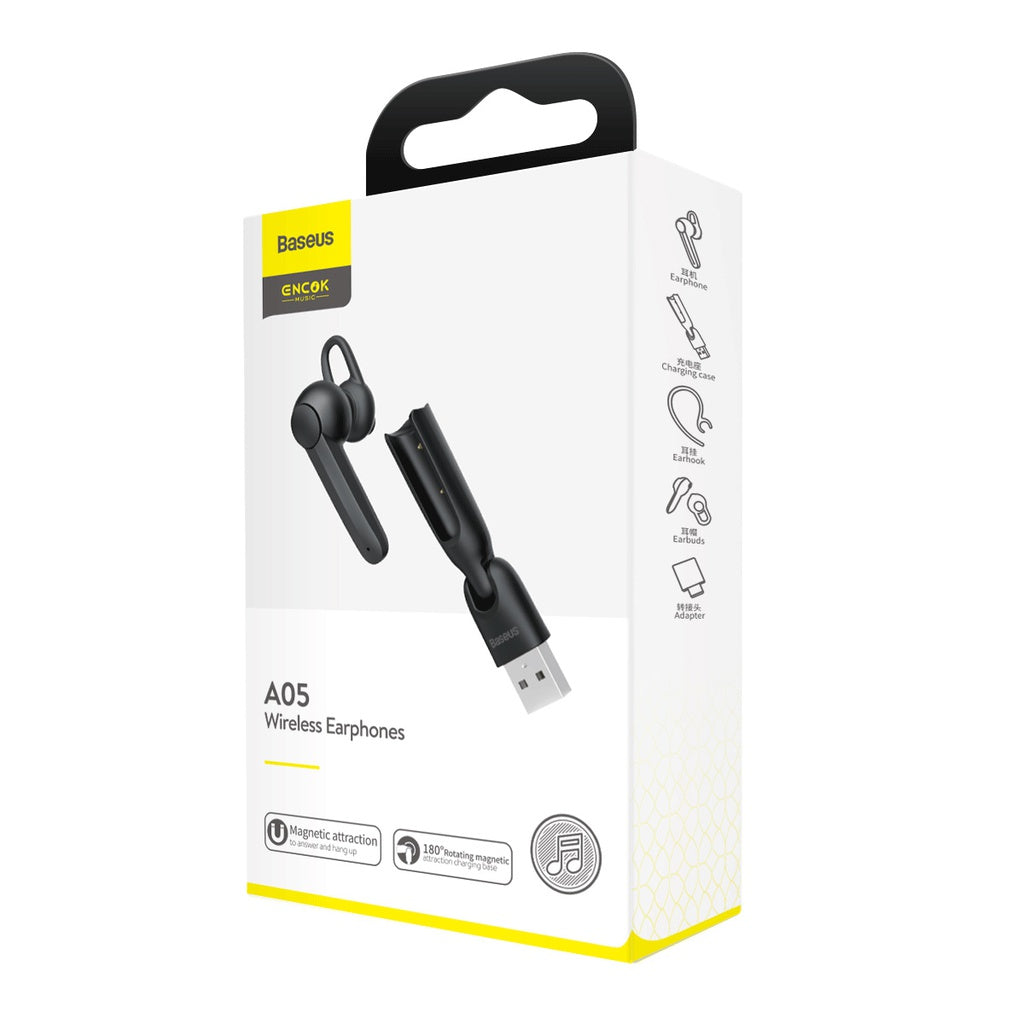 Baseus Encok Vehicle-Mount Wireless Earphones A05 - White