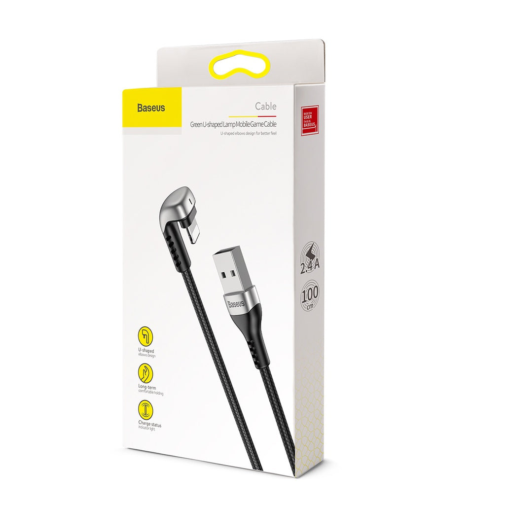 Baseus U-Shaped Game Cable USB For Ip 2.4A 1M