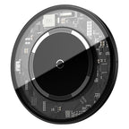 Baseus Simple Magnetic Wireless Charger(Suit For iPhone12) - Clear