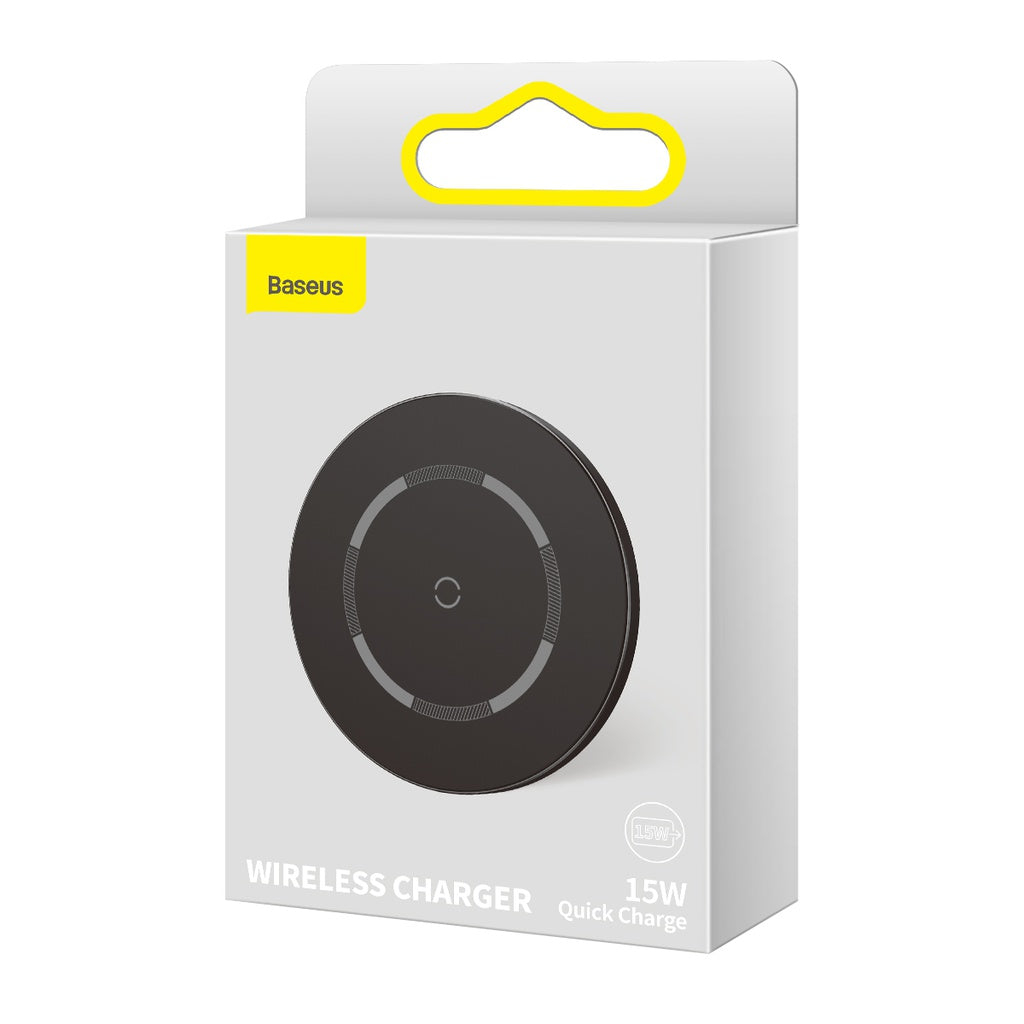 Baseus Simple Magnetic Wireless Charger(Suit For iPhone12) - Clear