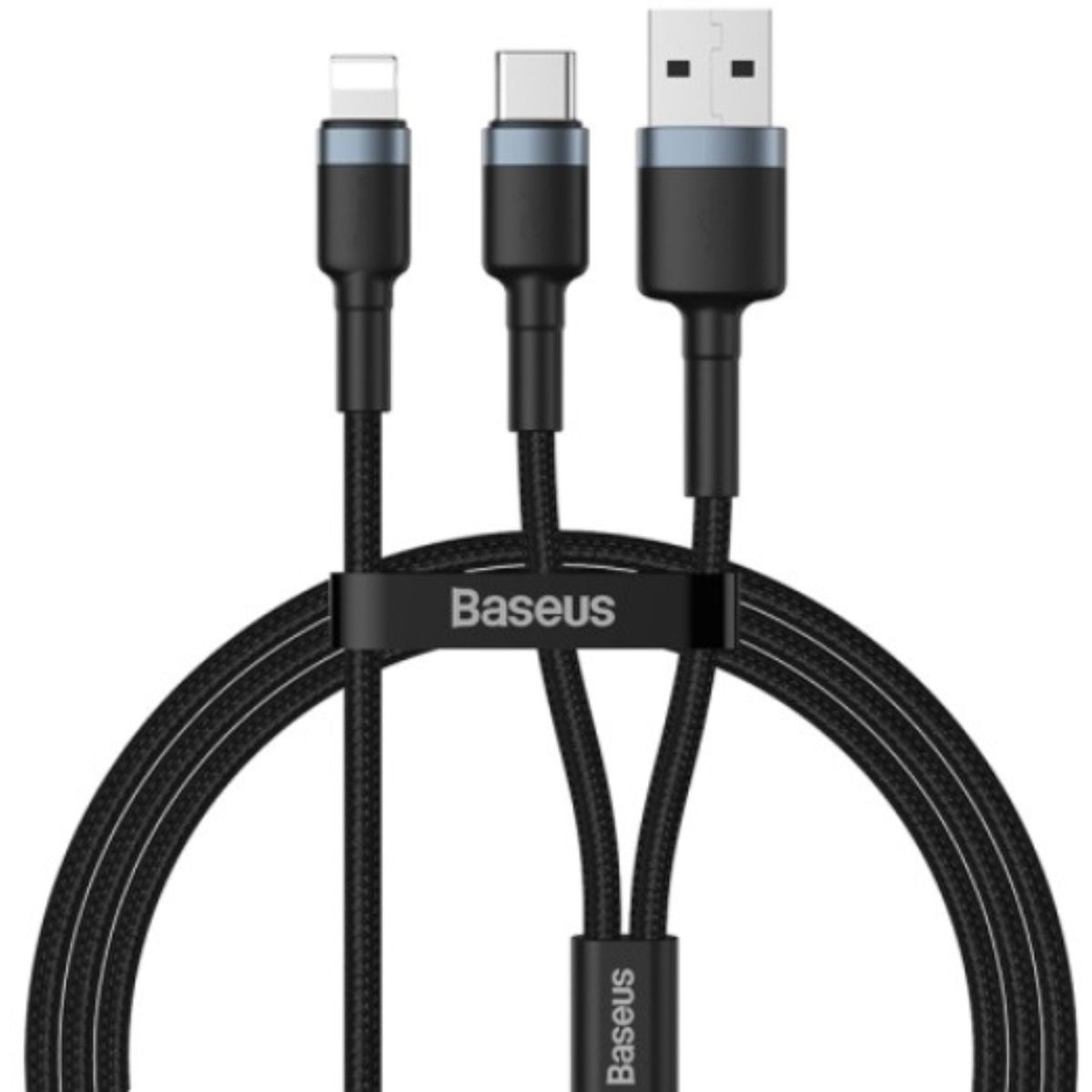Baseus Cafule USB Type-C 2-In-1 Pd Cable 18W 1.2M Gray
