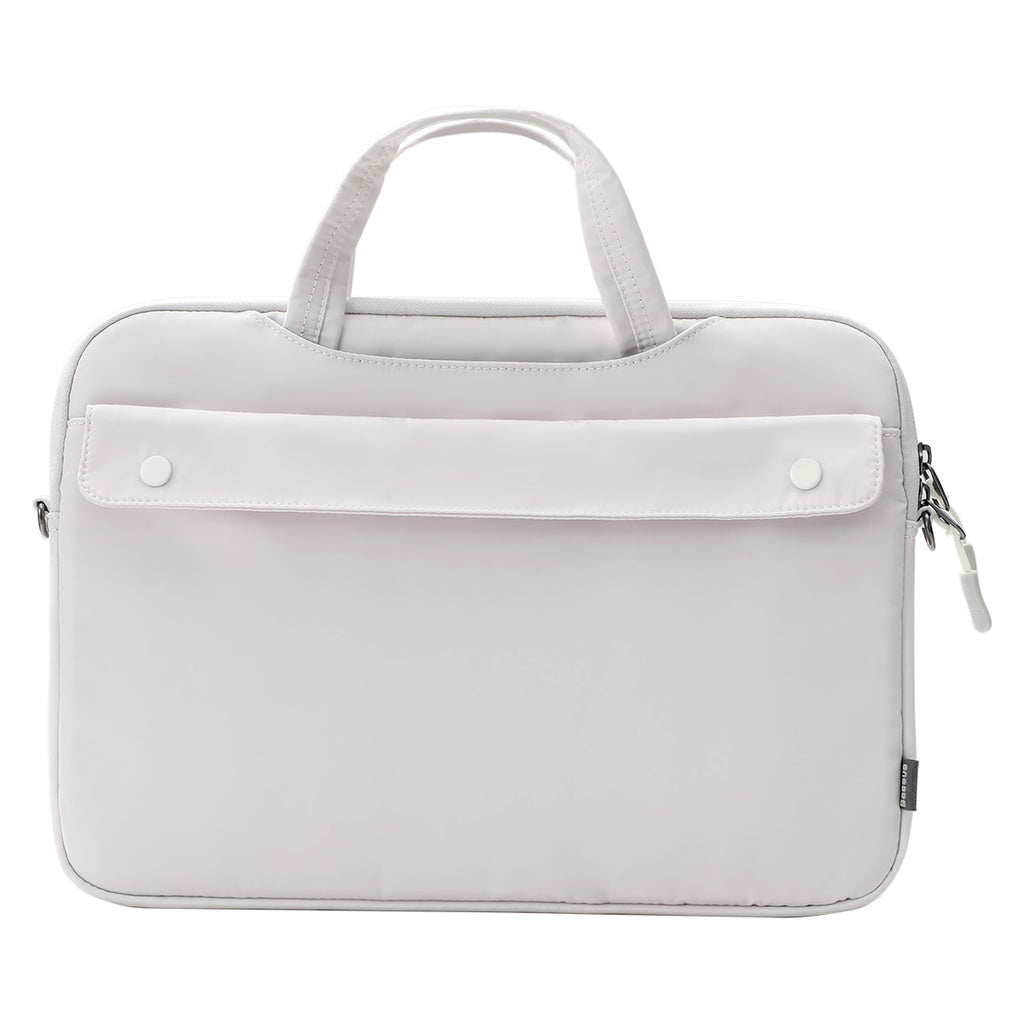 Baseus Basics Series 16" Shoulder Computer Bag- White