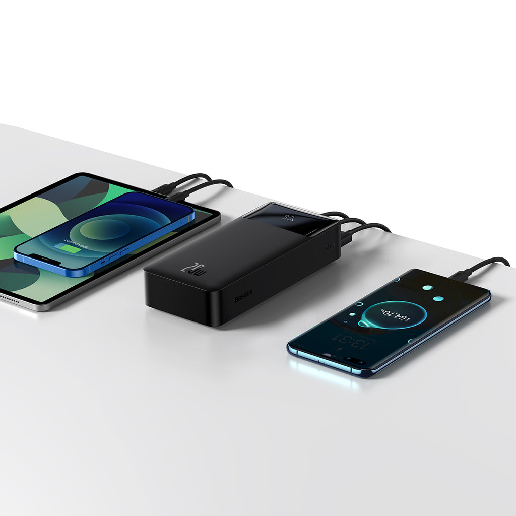 Baseus Bipow Digital Display Power bank 30,000mAh 20W (NE) - Black