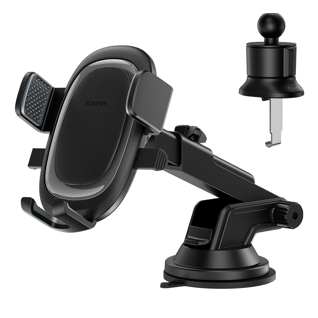 Baseus Ultra Control Pro Series Clamp-Type Car Holder Set Cluster Black