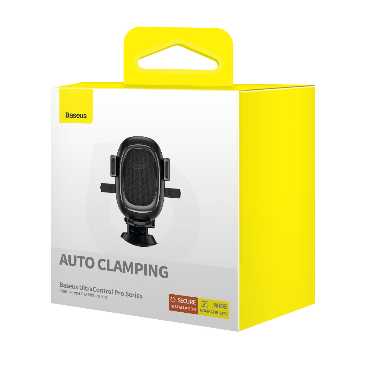 Baseus Ultra Control Pro Series Clamp-Type Car Holder Set Cluster Black