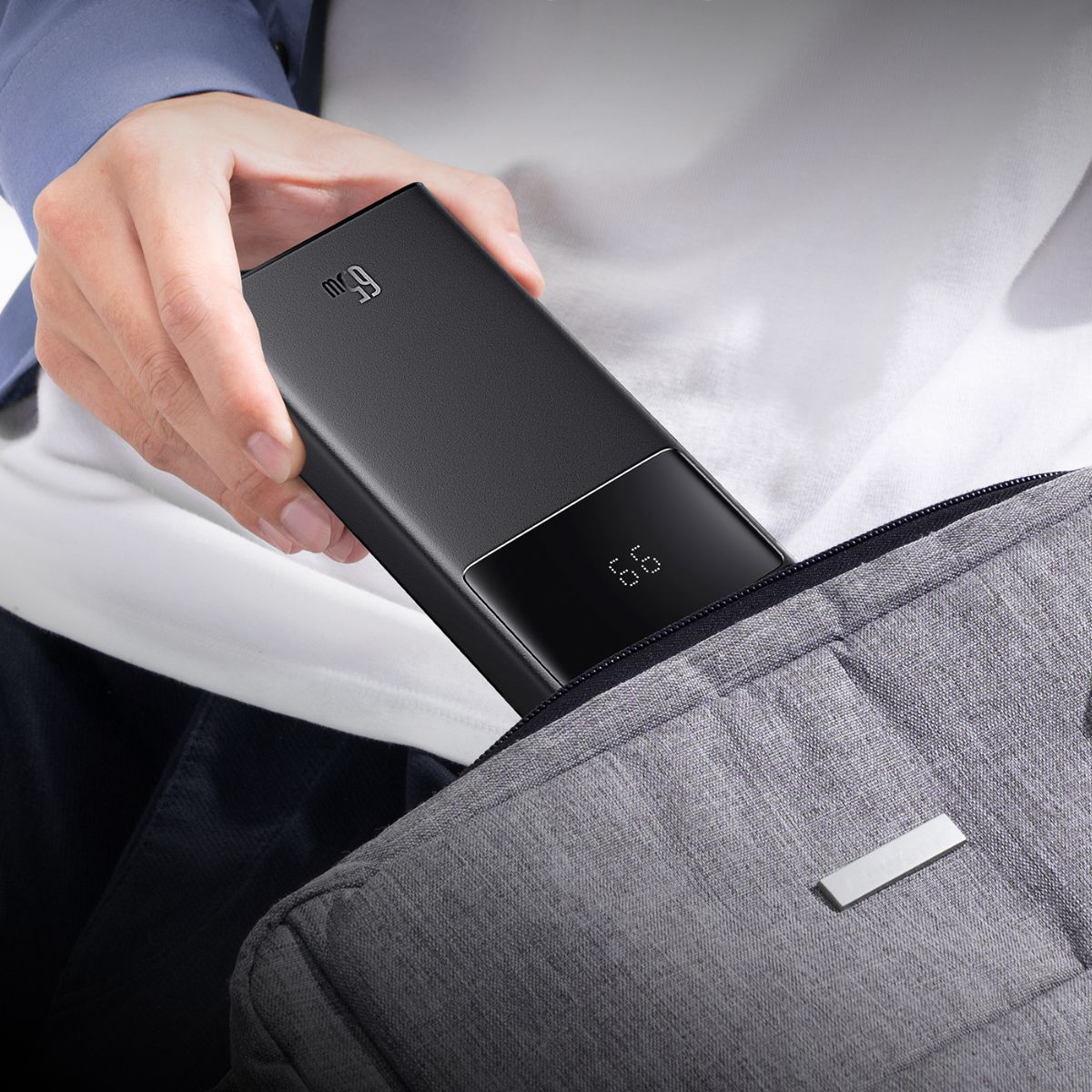 BASEUS STAR-LORD DIGITAL DISPLAY FAST CHARGING POWER BANK 20,000MAH 65W - Black