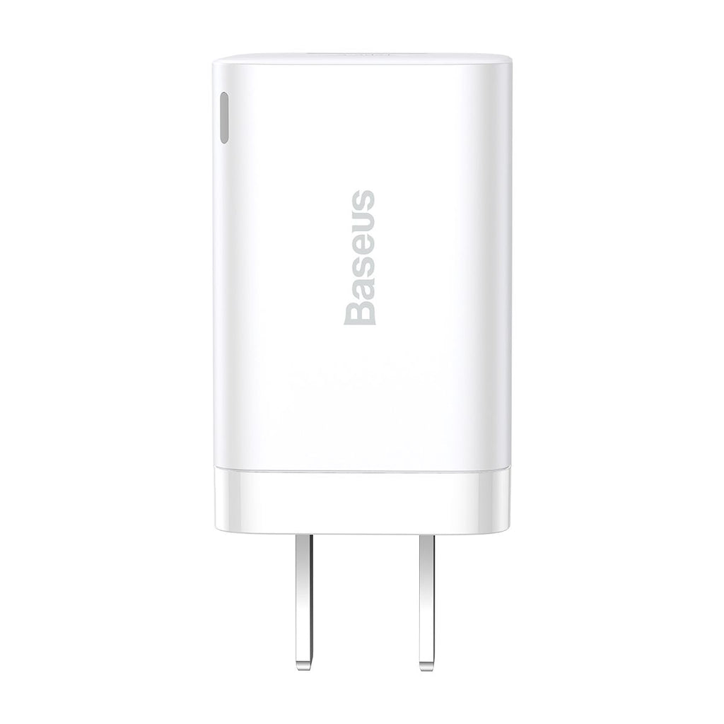 Baseus Super Si Pro Quick Charger C+U 30W US - White