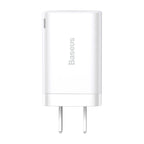 Baseus Super Si Pro Quick Charger C+U 30W US - White