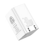 Baseus Super Si Pro Quick Charger C+U 30W US - White