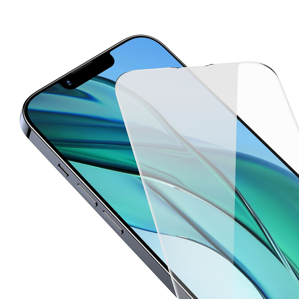 Baseus 0.3mm Tempered-Glass Crystal Series Shatter-resistant Tempered Glass EasyStick Film iPhone13 (Pack of 2)